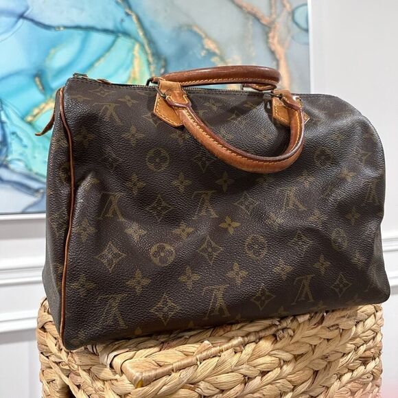 Louis Vuitton Handbags - Louis Vuitton Dark Brown Monogram Satchel
